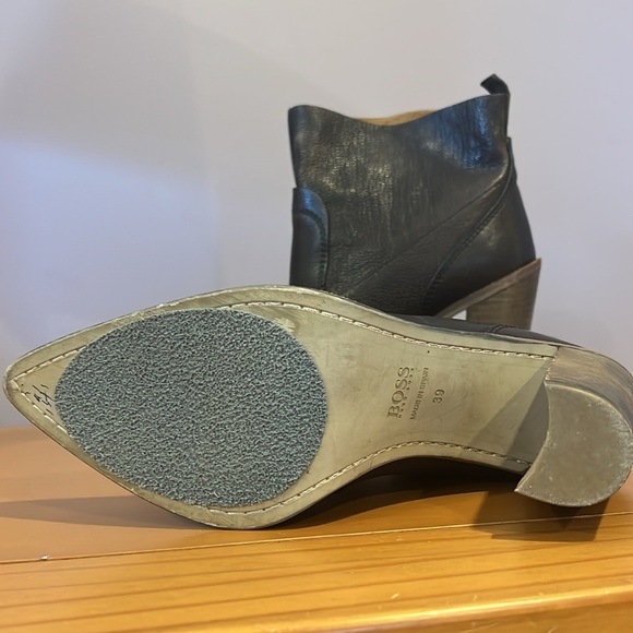 Boss Orange - Authenticated Boots - Leather Dark Brown for Women, Good Condition - Picture 3 of 6